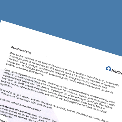 beleidsverklaring welzijn op het werk