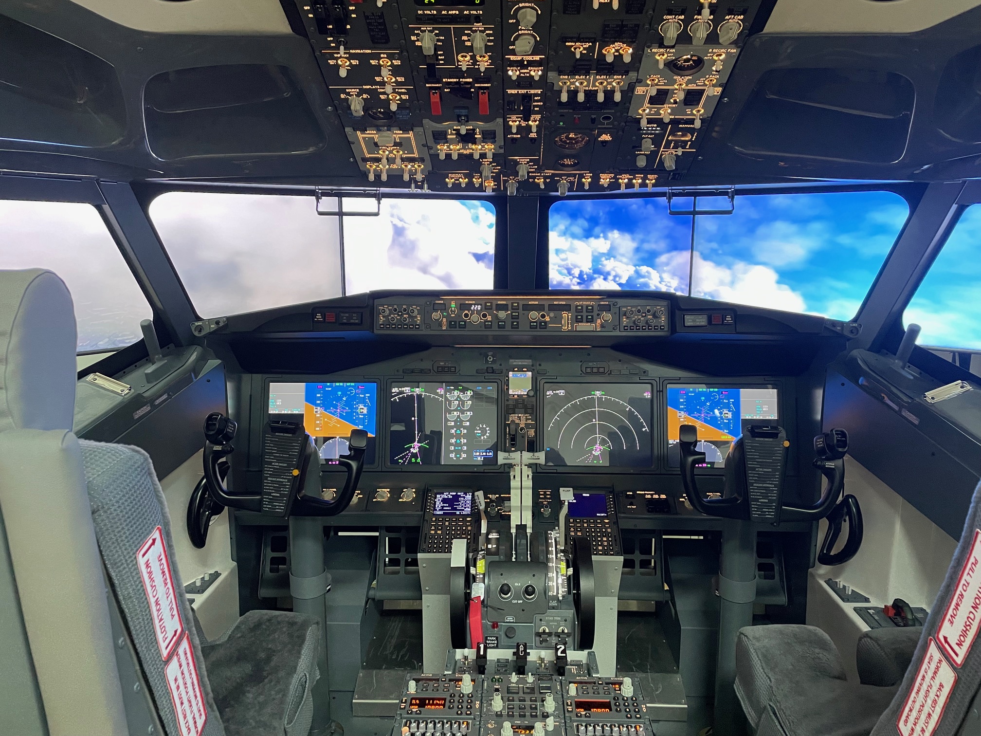 home cockpit boeing 737